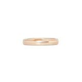 Dome Band 3mm in Yellow Gold