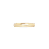 Dome Band 3mm in Yellow Gold