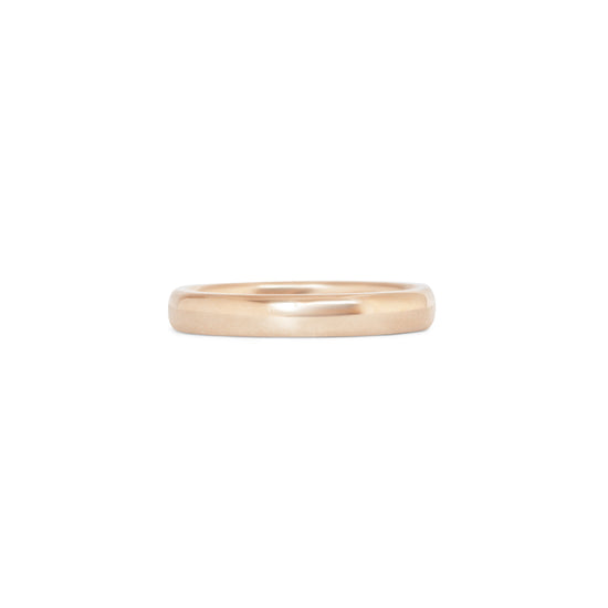 Dome Band 3mm in Yellow Gold