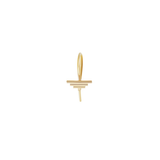 Step S Hook Earring by Goldpoint