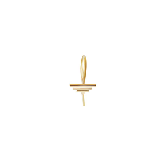 Step S Hook Earring by Goldpoint