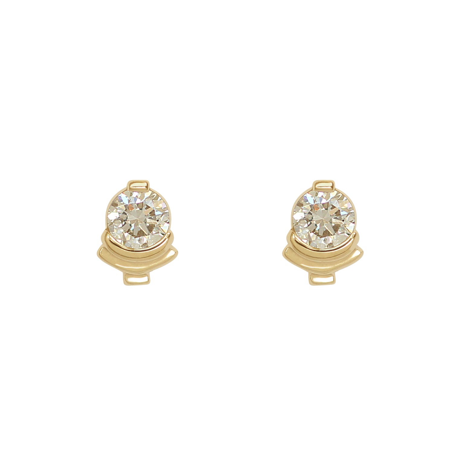 Step Mazunte Earring / Lab Diamond by Goldpoint