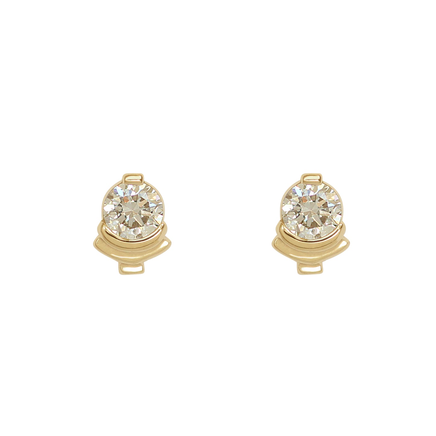 Step Mazunte Earring / Lab Diamond by Goldpoint