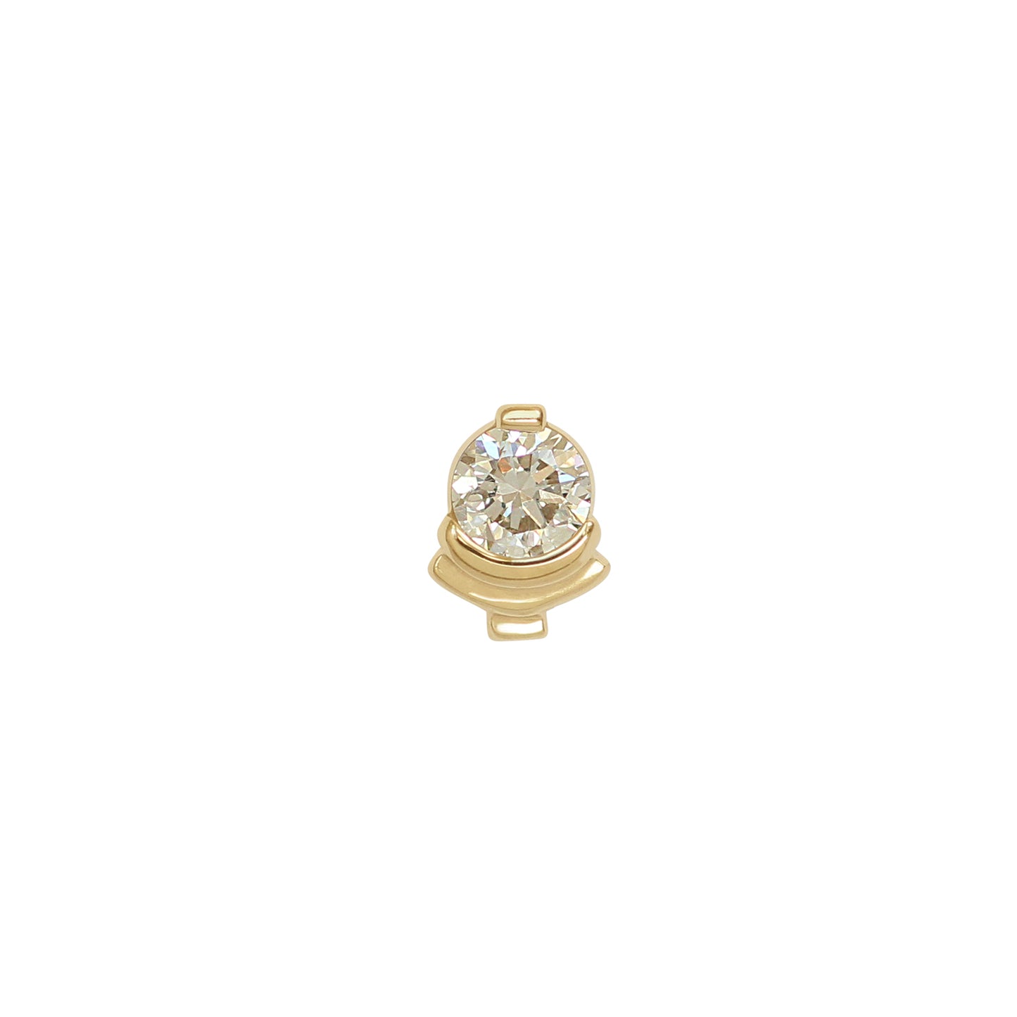 Step Mazunte Earring / Lab Diamond by Goldpoint