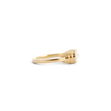 Side view of Kent Ring Oval Lab Diamond 1.03ct by Goldpoint Jewelry
