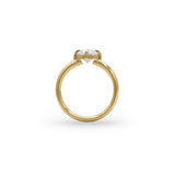 Side profile view of Sutton Ring / Oval Lab Diamond 2.04ct by Goldpoint Jewelry