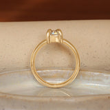 Lifestyle side profile view of Sutton Ring Old Mine Natural Diamond 1.32ct by Goldpoint