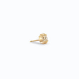 Side view of Talon Earring Single / 5mm Old Lab Grown Diamond by Goldpoint Jewelry