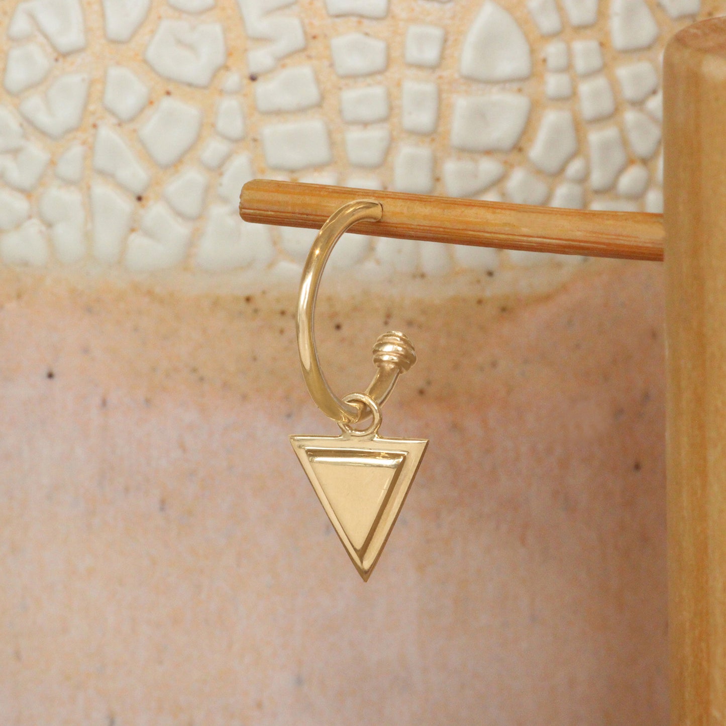 Step Frame Charm / Triangle