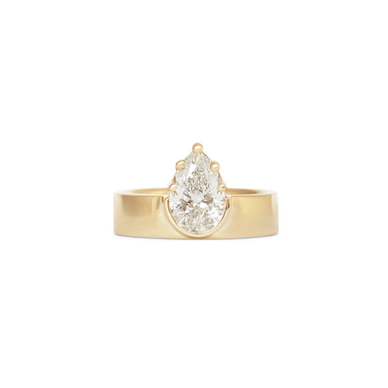 Varick Ring Pear Lab Diamond 1.55ct