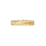 Front view of Wide Kismet Band by Leili Kasraie Studio