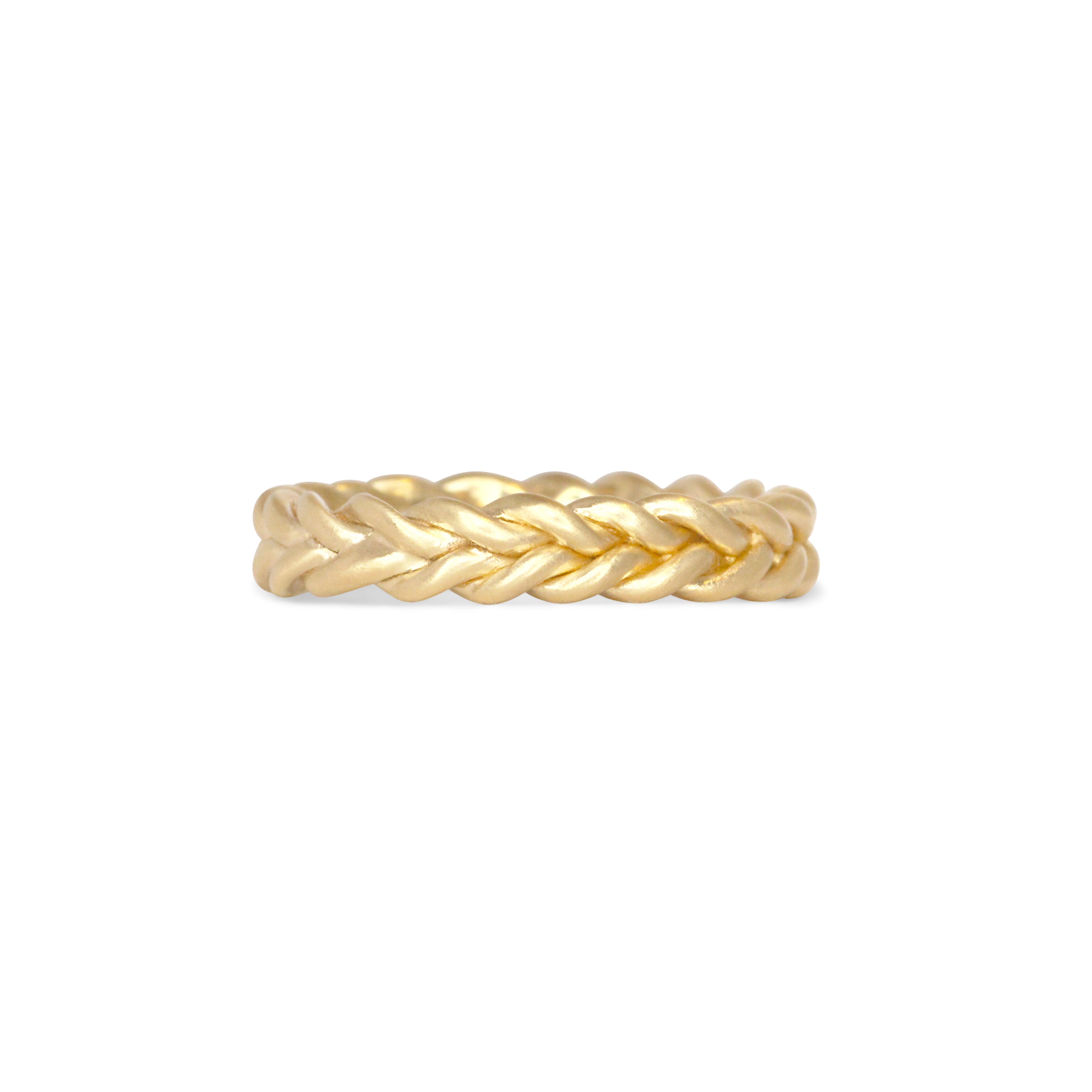 Front view of Wide Kismet Band by Leili Kasraie Studio