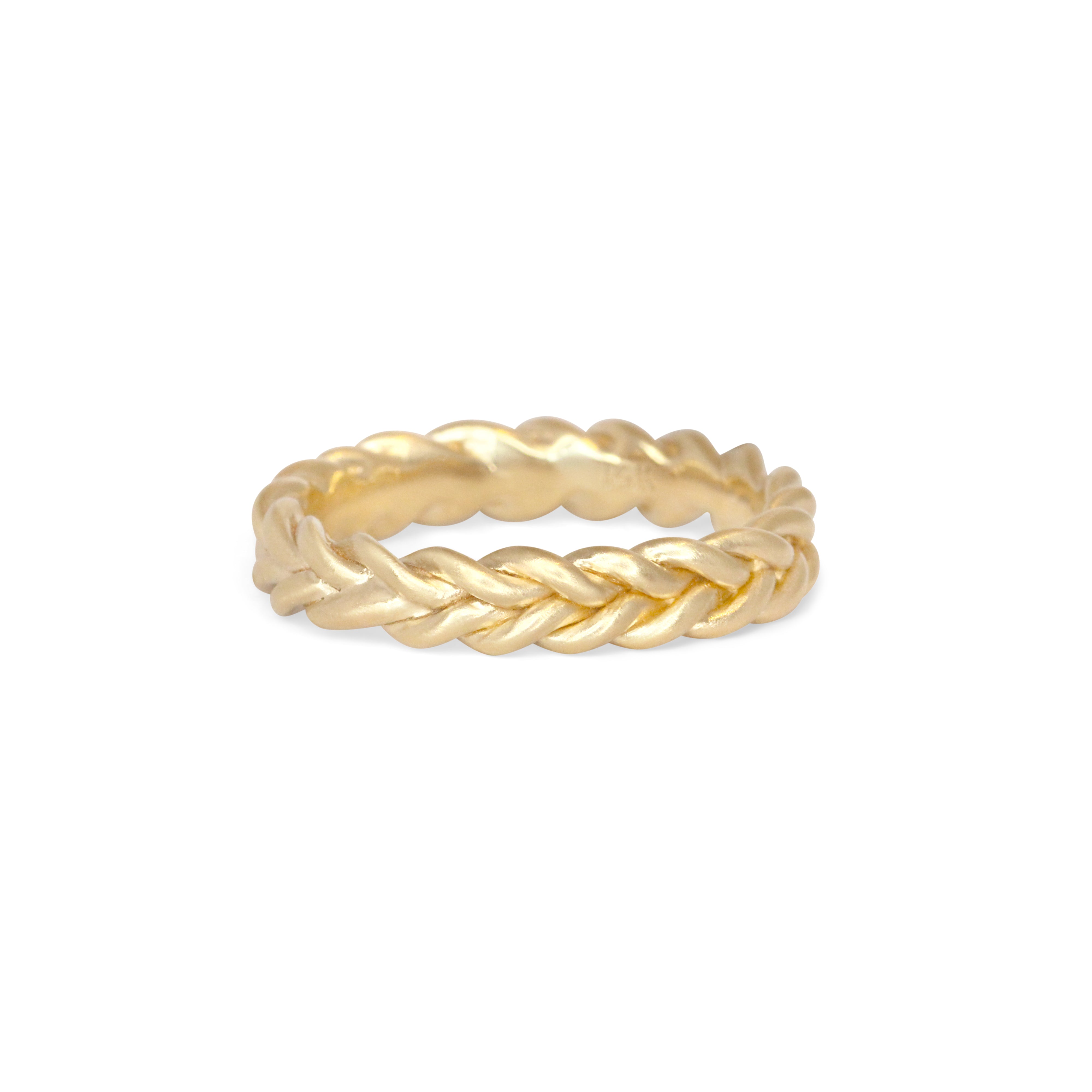 Side view of Wide Kismet Band by Leili Kasraie Studio