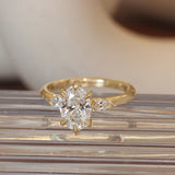 Wythe Ring Oval Lab Diamond 1.51ct