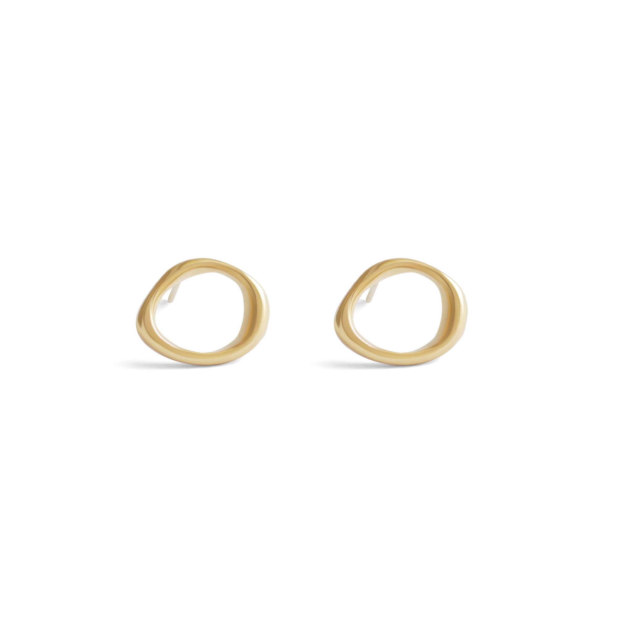 Amorphous Earring / Small Circle by Goldpoint
