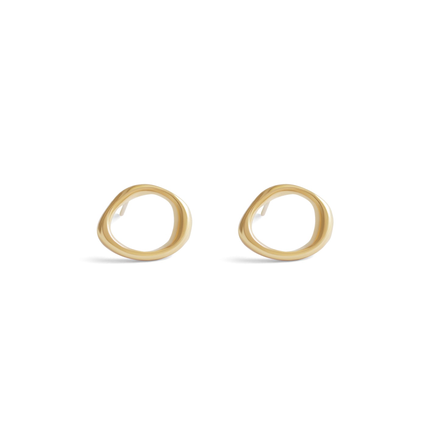 Amorphous Earring / Small Circle by Goldpoint