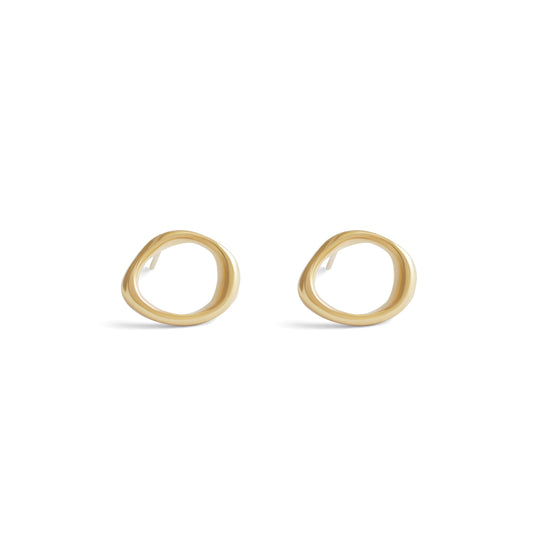 Amorphous Earring / Small Circle by Goldpoint