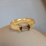Dobbin Ring Emerald Cut Natural Diamond 1.13ct
