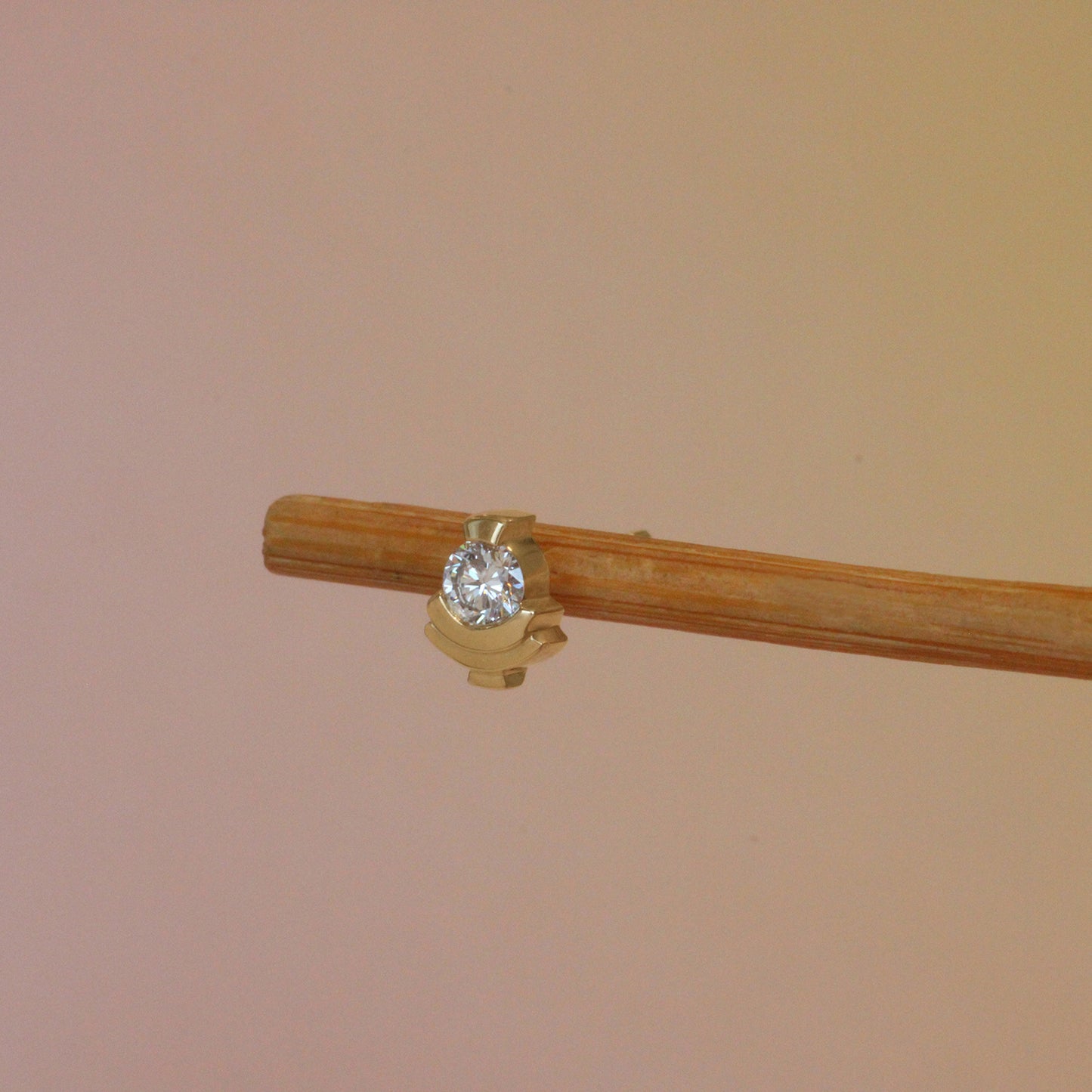 Step Mazunte Earring / Lab Diamond