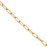 Close view of chain details on the Flat Paperclip II Chain 2.6mm