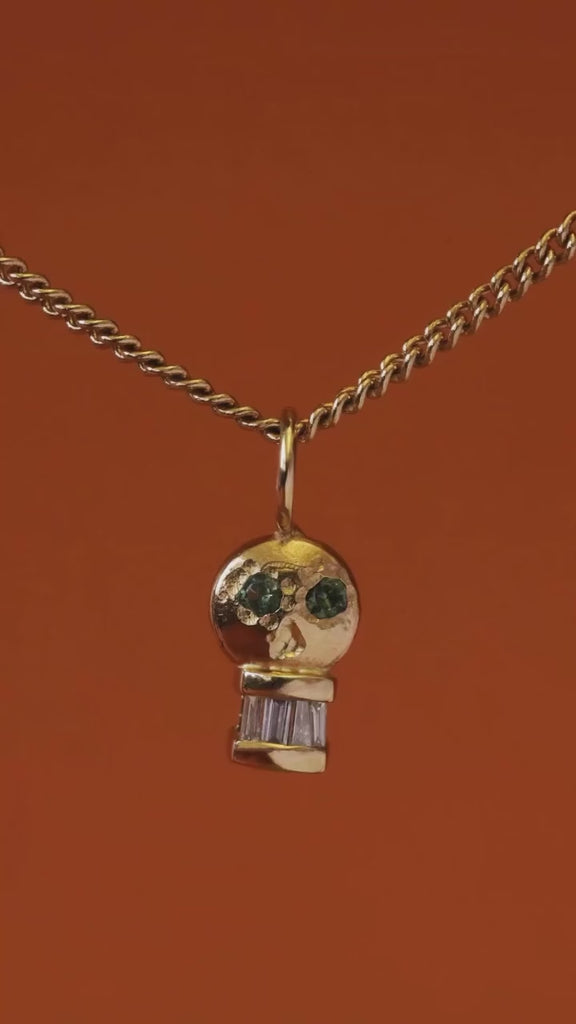 Various skull charms