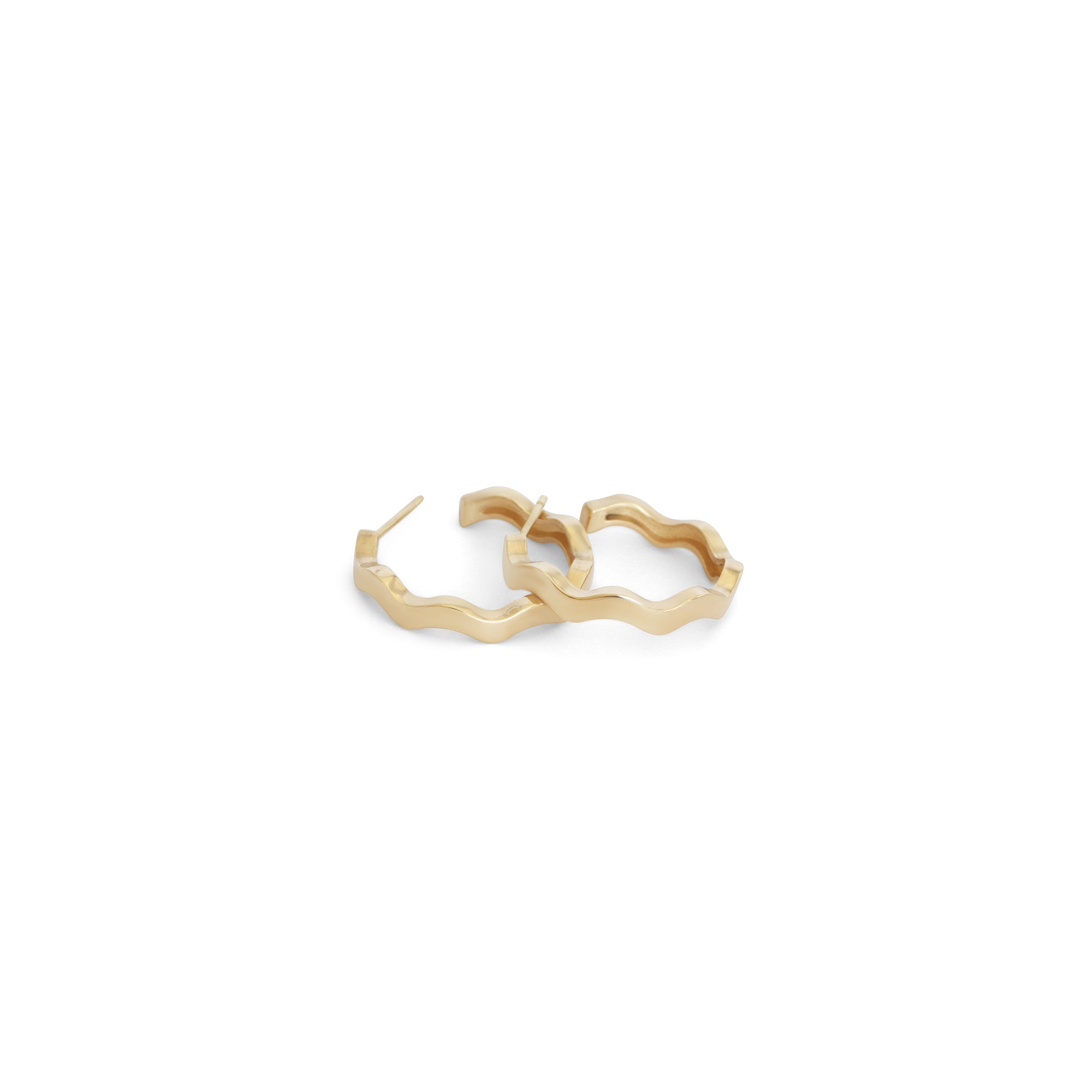Waves Hoop / Small by Goldpoint