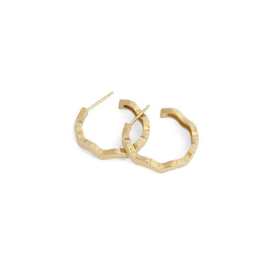 Waves Hoop / Large by Goldpoint