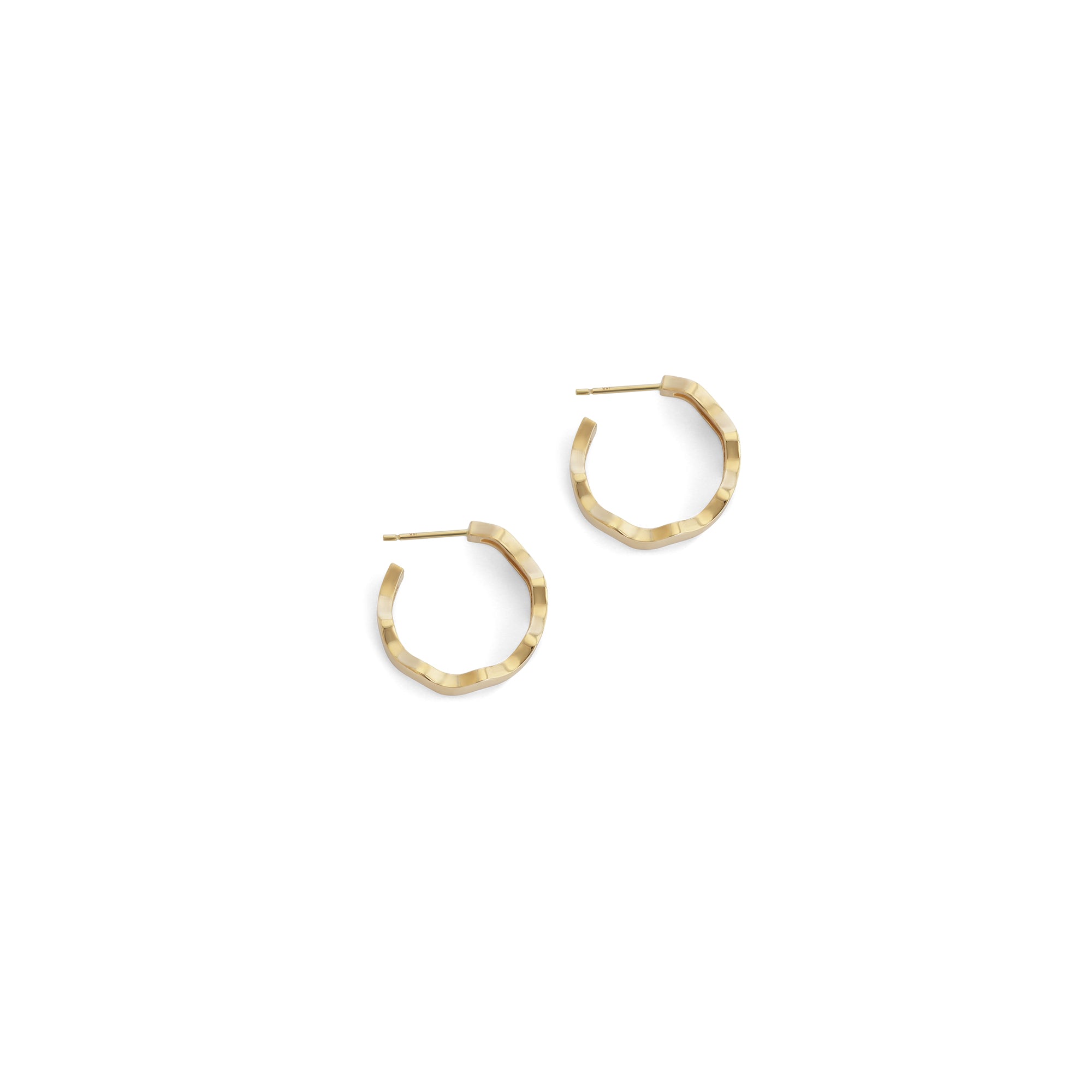 Waves Hoop / Small by Goldpoint