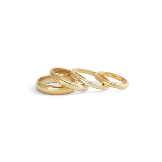 Thick Dome Band by Goldpoint