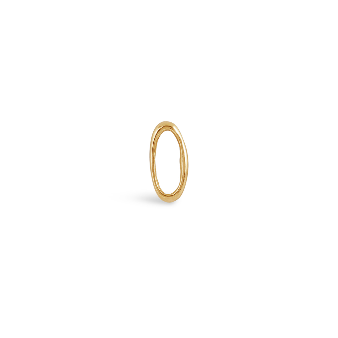 Amorphous Earring / Oval Longways by Goldpoint