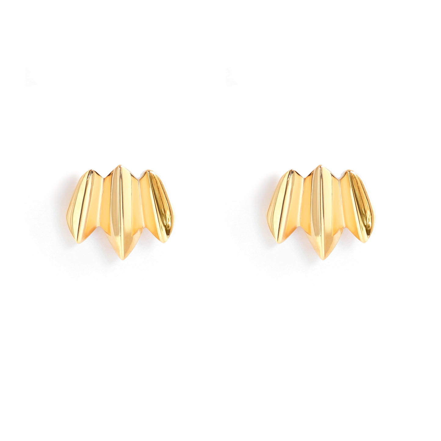 Edge Earrings / Large by Goldpoint