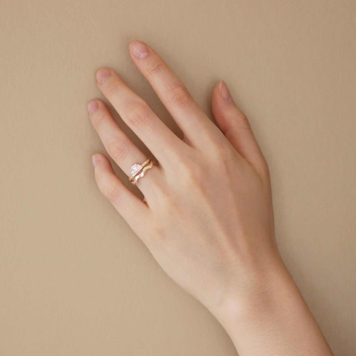 Waves Ring Thin / Gold - Goldpoint Studio - Greenpoint, Brooklyn - Fine Jewelry