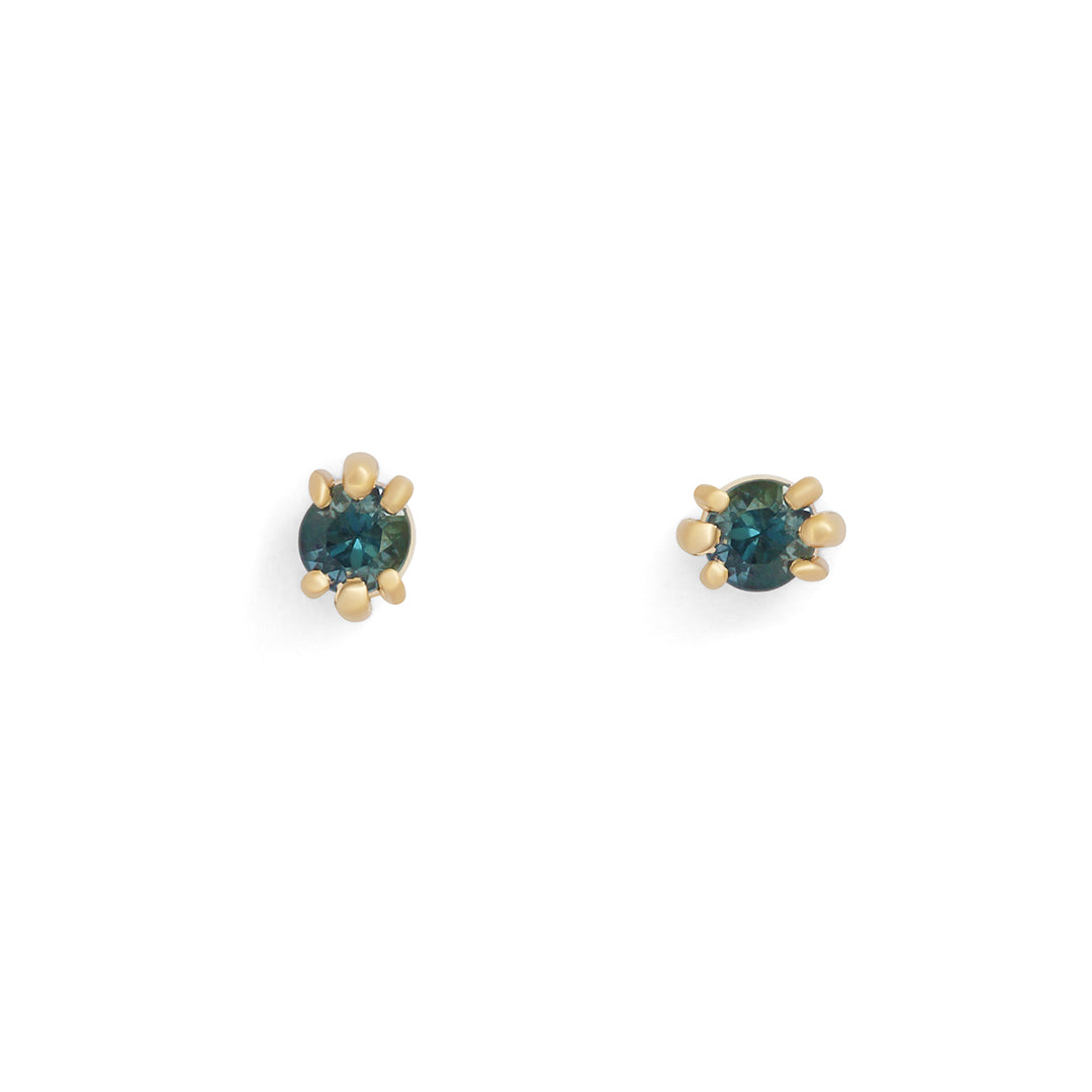 Miro Earring / Round Blue Tourmaline
