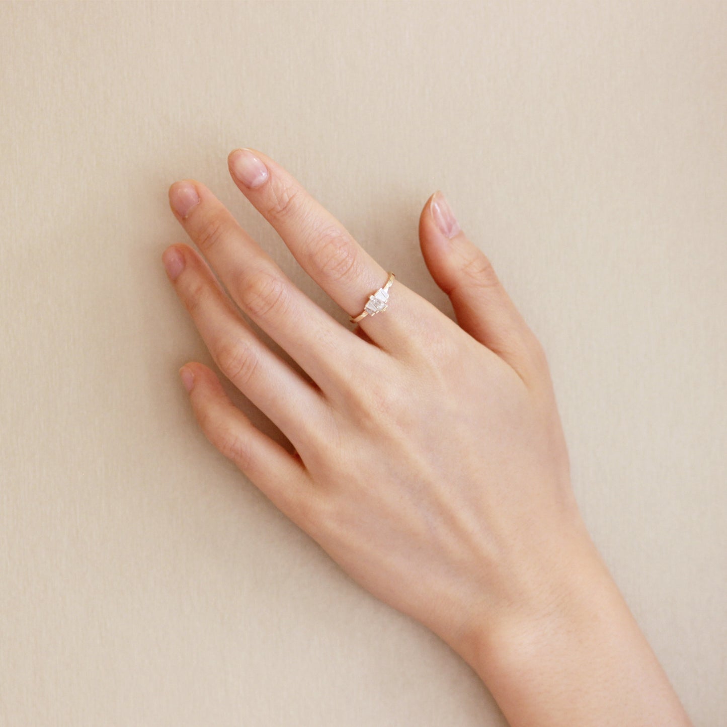 Mirrors Ring / Baguette Diamonds .5ct - Goldpoint Studio - Greenpoint, Brooklyn - Fine Jewelry