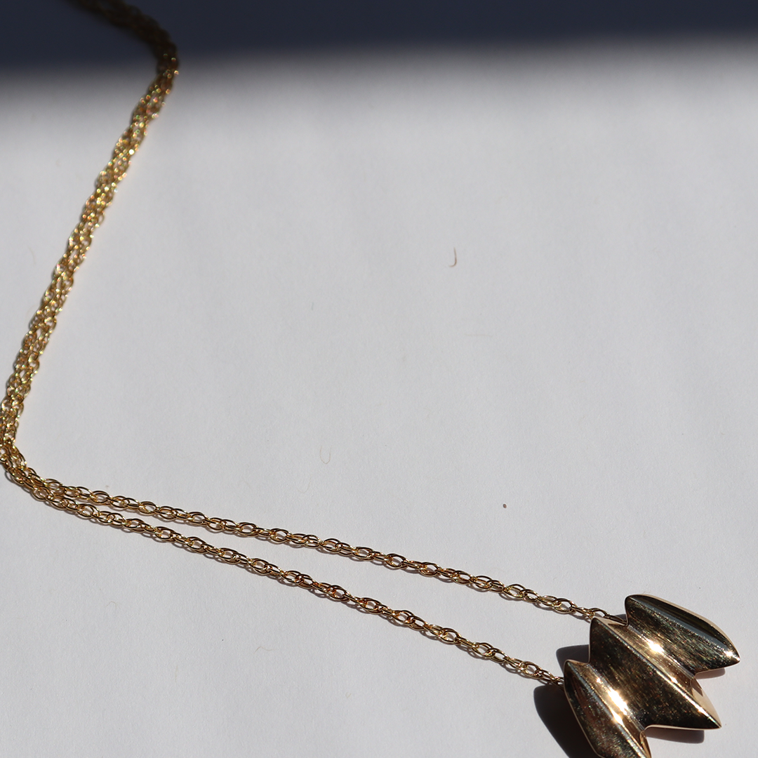 Edge Pendant - Goldpoint Studio - Greenpoint, Brooklyn - Fine Jewelry