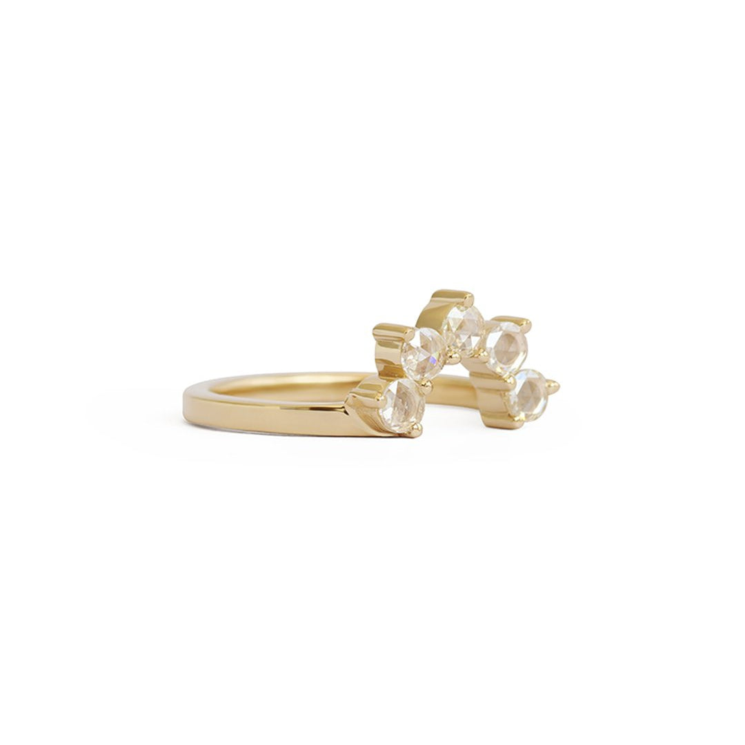 U Band / Rosecut Diamond .3ct - Goldpoint Studio - Greenpoint, Brooklyn - Fine Jewelry