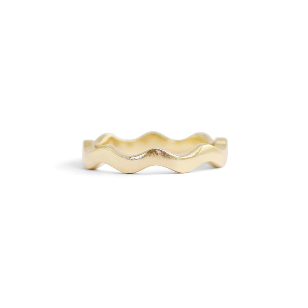 Waves Ring Standard / Gold - Goldpoint Studio - Greenpoint, Brooklyn - Fine Jewelry