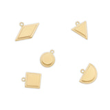 Step Frame Charm / Triangle by Goldpoint