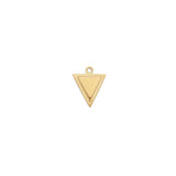 Step Frame Charm / Triangle by Goldpoint