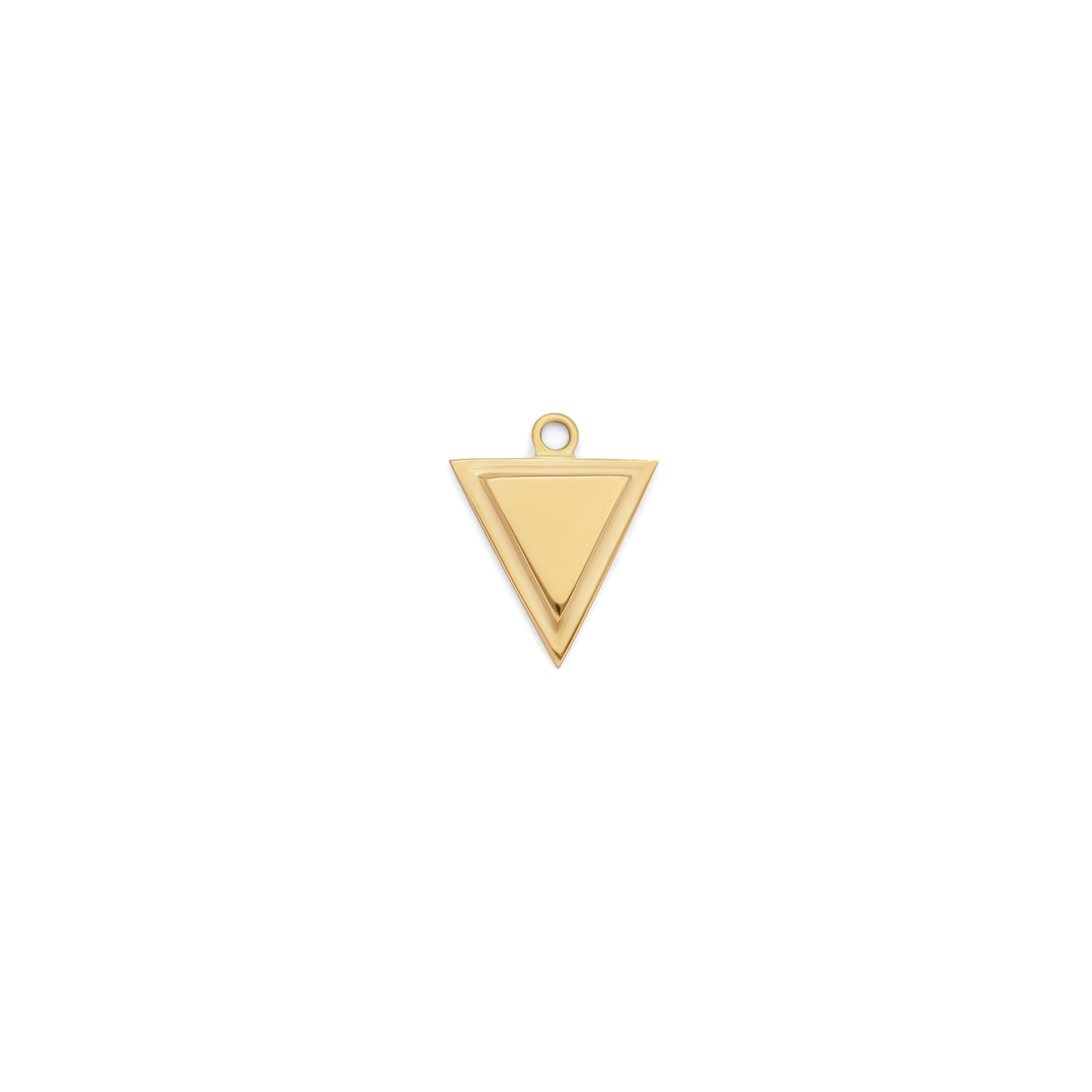 Step Frame Charm / Triangle by Goldpoint