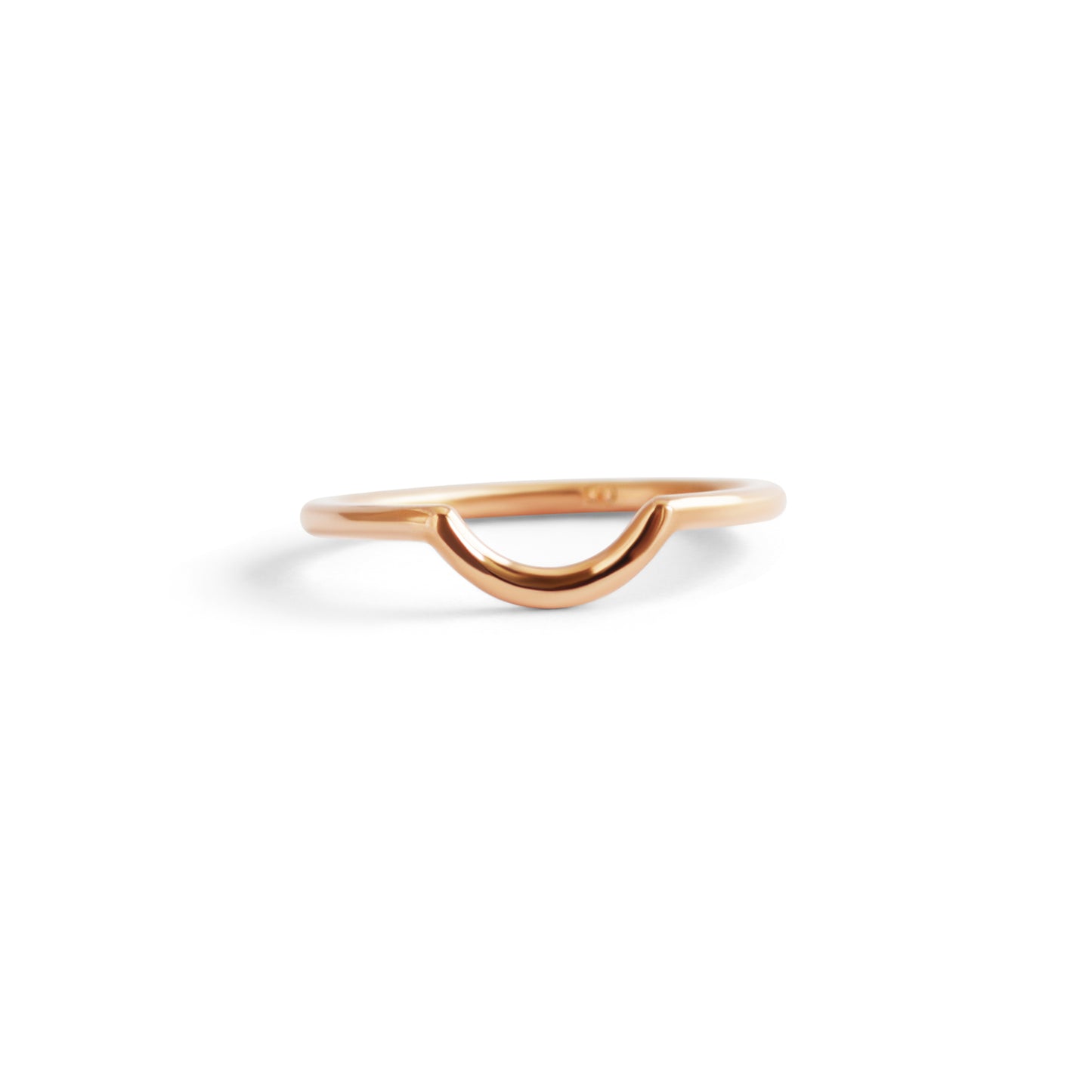 U Ring Thin Round Band - Goldpoint Studio - Greenpoint, Brooklyn - Fine Jewelry