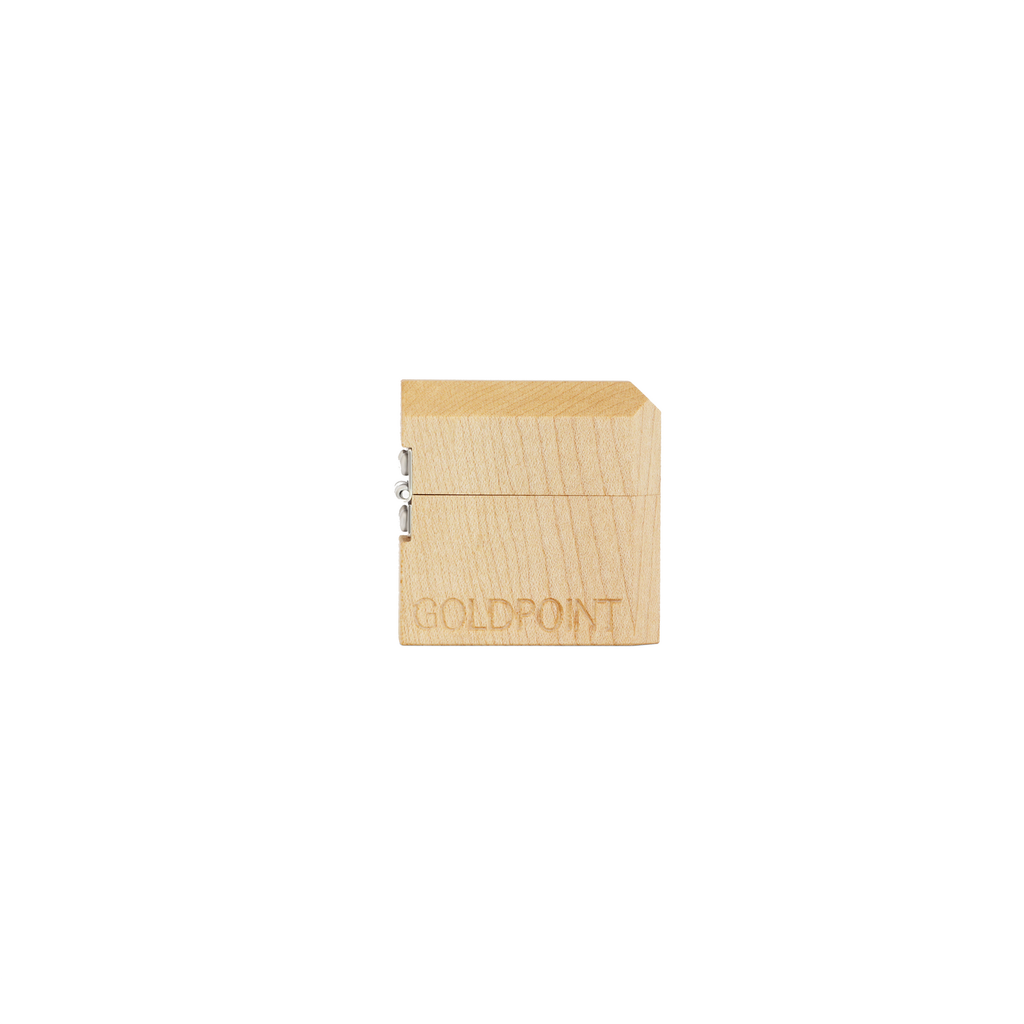 Pocket Ring Box / Natural Wood by Goldpoint