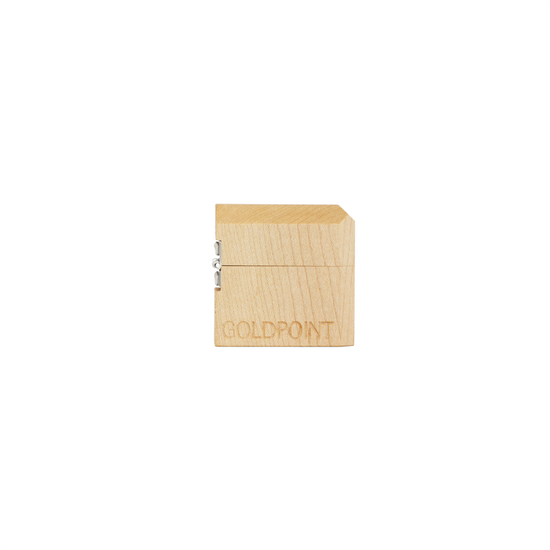 Pocket Ring Box / Natural Wood by Goldpoint
