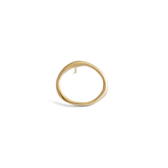 Amorphous Earring / Large Circle by Goldpoint