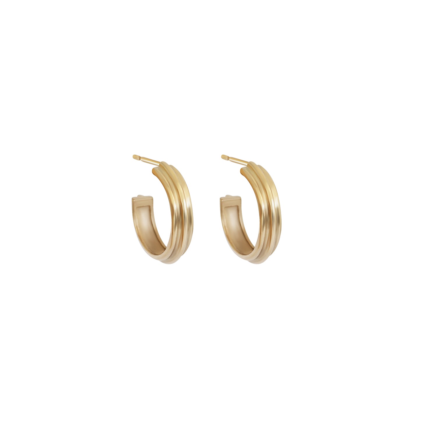 Pair of Cornice Hoop Earrings