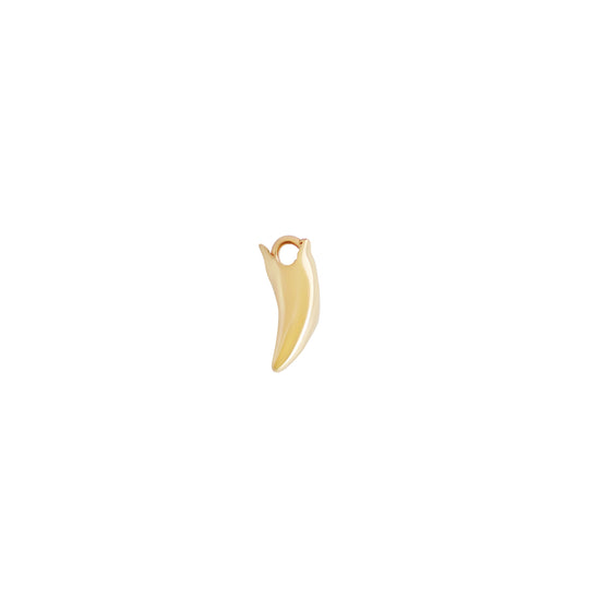Baby Fang Dog Charm - Goldpoint Studio - Greenpoint, Brooklyn - Fine Jewelry