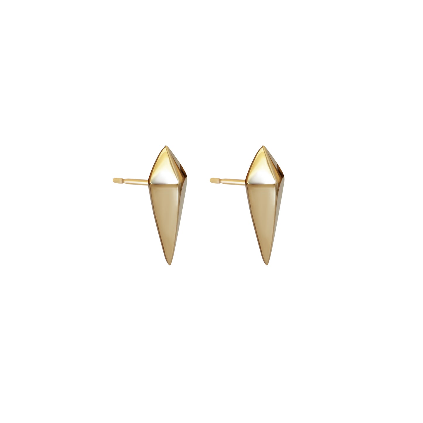 Spiked Stud / Yellow Gold - Goldpoint Studio - Greenpoint, Brooklyn - Fine Jewelry