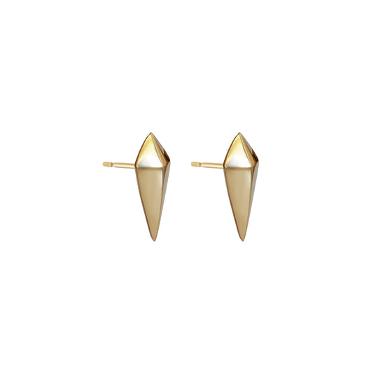 Spiked Stud / Yellow Gold - Goldpoint Studio - Greenpoint, Brooklyn - Fine Jewelry