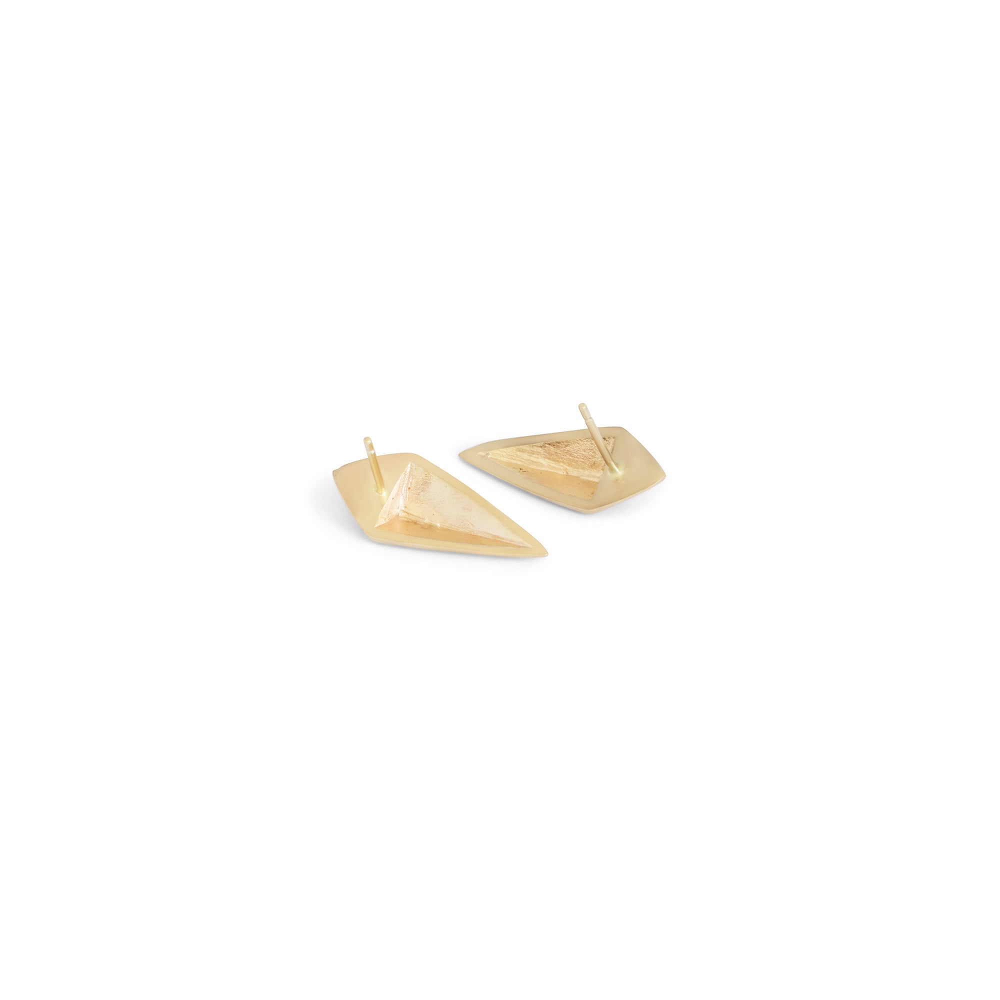 Spike Earring / Yellow Gold by Goldpoint